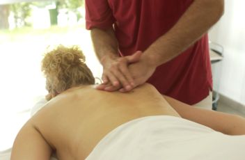 Massage in der Entspannungsinsel